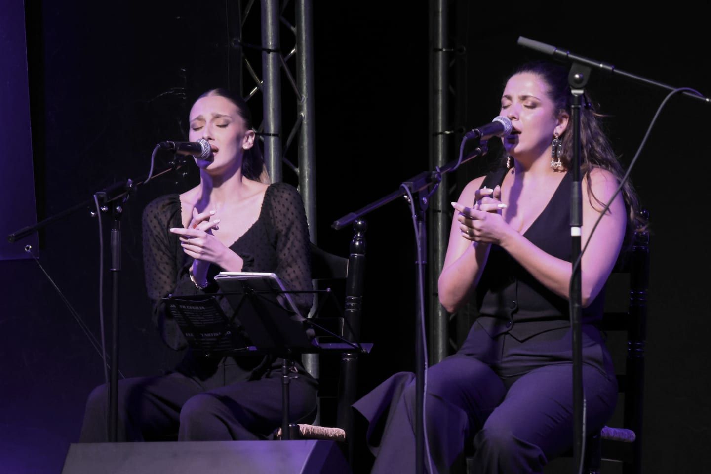 Cante y piano en escena durante SincerARTE